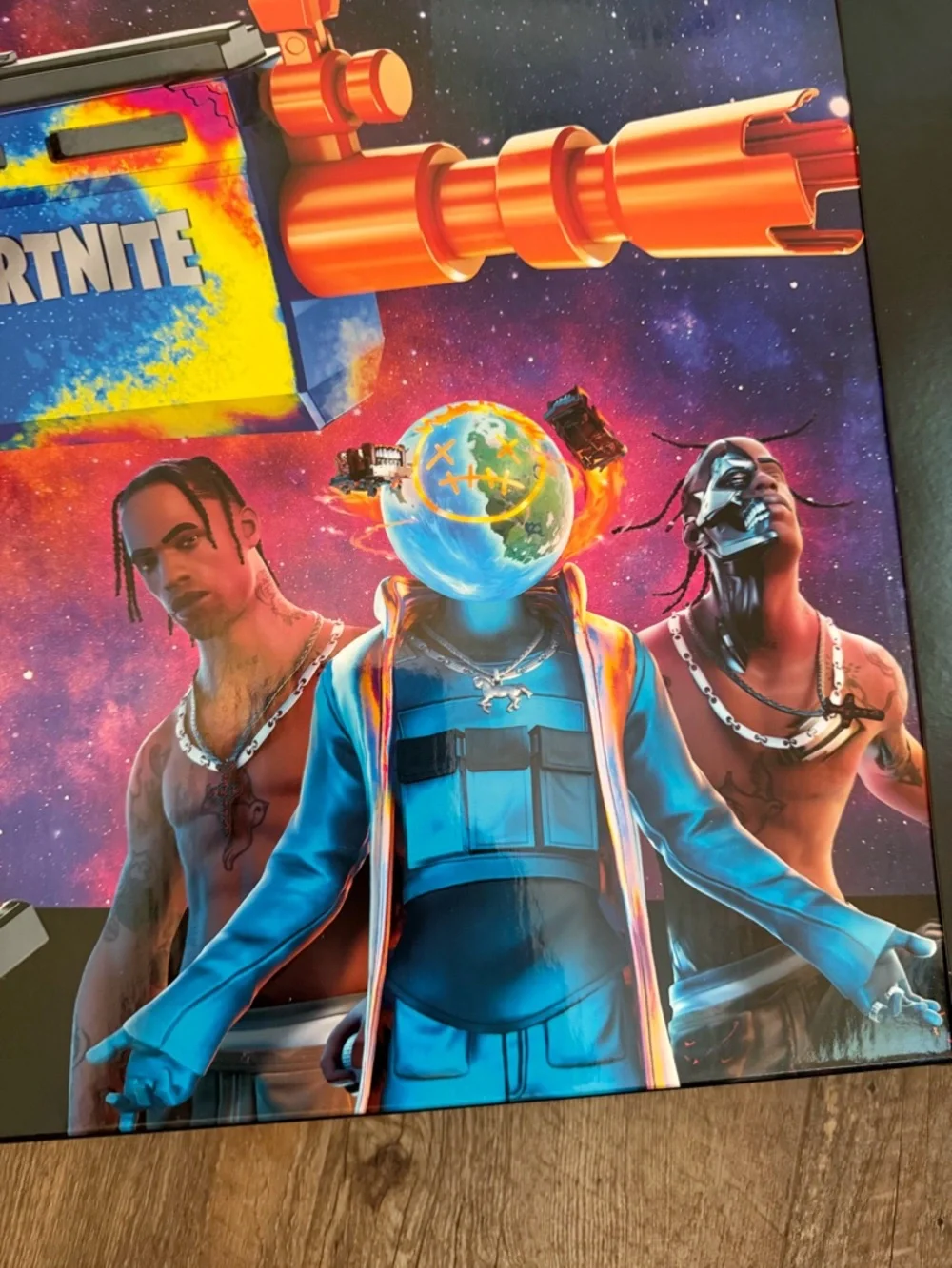 Nerf F2494 Fortnite Cactus Jack x Nerf Gun Travis Scott AR Goosebumps Edition